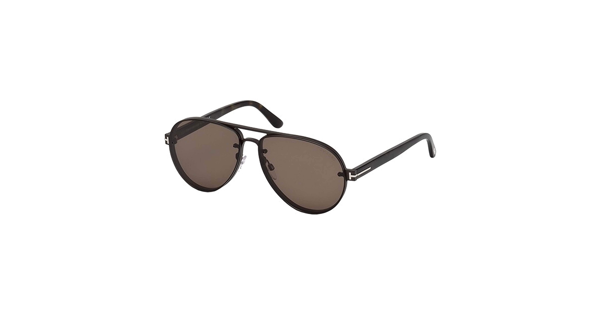 Amazon.com: Tom Ford - ALEXEI-02 FT 0622, Pilot meta