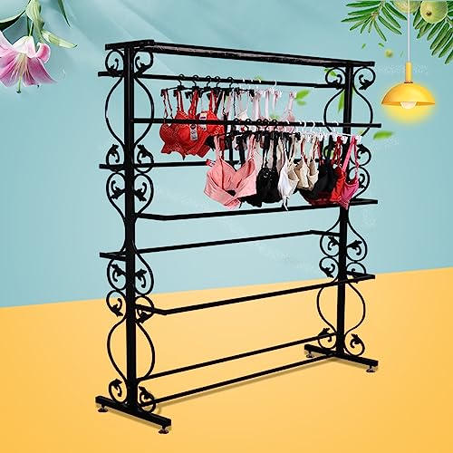 Espositore per Negozi di Abbigliamento Commerciale, scaffali per Negozi di Abbigliamento, scaffali per Indumenti, Calzini Multistrato, Biancheria Intima, Sciarpe, Pantaloncini, Pan