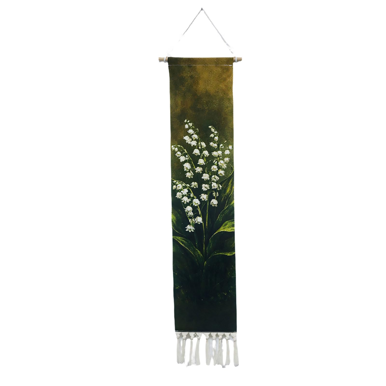 Tfaoys Mo3312 Bohemians Tapestry Long Vertical Wall Hanging, Orchids Door Wall Hanging Aesthetic Tapestry For Bedroom Living Room Dorm Orchids Door Aesthetic For Bedroom Living Room Dorm