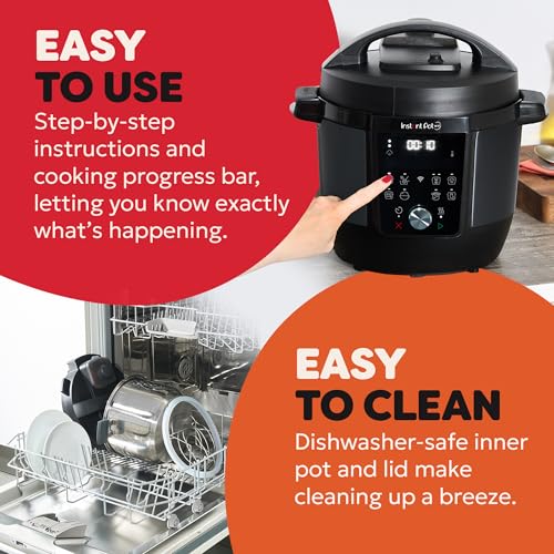 Instant Pot Plus 9-in-1 Electric Multi-Cooker 5.7L - Brushed Stainless Steel, Pressure Cooker, Slow Cooker, Rice Cooker, Sauté Pan, Yoghurt Maker, Food Warmer, Steamer Pot, Sous Vide, Steriliser - Image 4