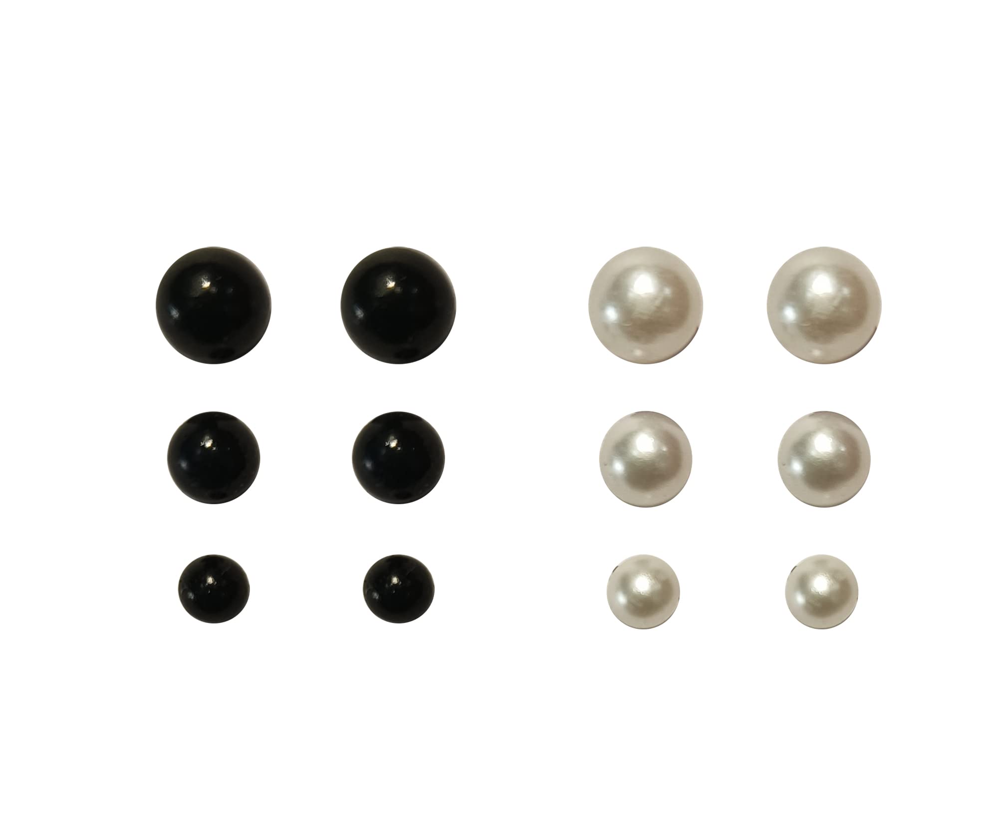 La Belleza White Color Pearl Stud Earrings For Daily Use Simple Shine Natural and Beautiful Small Size Stud Earrings Girls & Women (Pack Of 2) (B0BVW4NFWP) Amazon Price History, Amazon Price Tracker