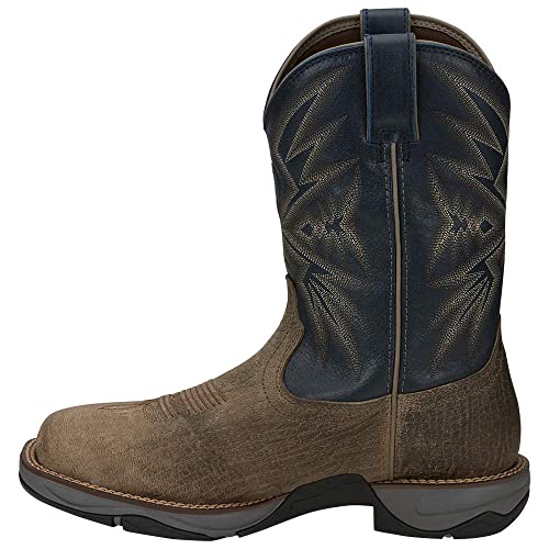 Tony Lama Men Bartlett Stone 11` Wide Square Steel Toe3