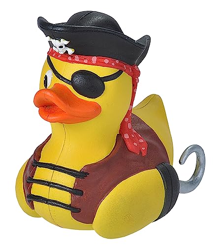 Wild Republic Rubber Ducks, Bath Toys, Kids Gifts, Pool Toys, Water Toys, Pirate, 4'