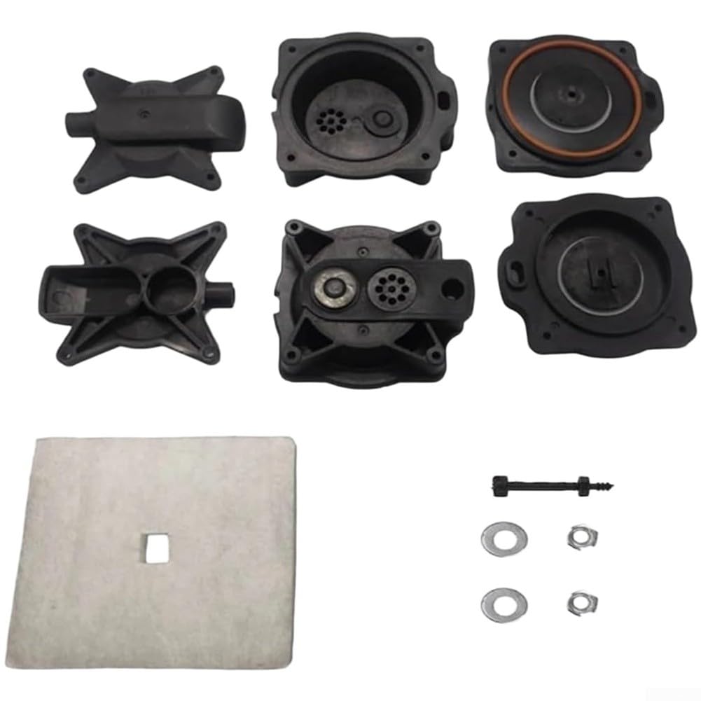Kit de reparación de diafragma de bomba de aire para bombas de aire sépticas, se adapta a 100 120 piezas de repuesto para mantener la eficiencia y la longevidad de la bomba de aire