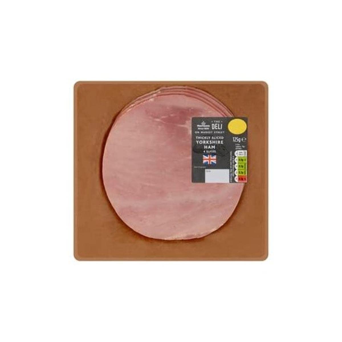 Morrisons Market Street Deli Thickly Sliced Yorkshire Ham 125g