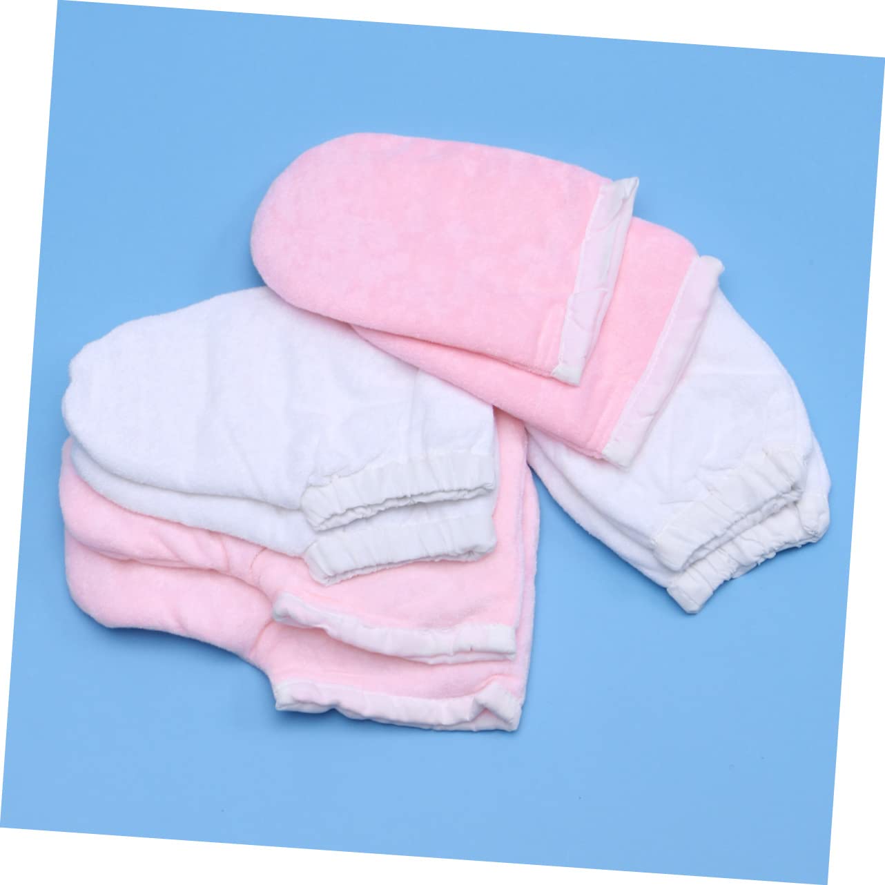 POPETPOP 4 Pares Guantes De Baño De Cera De Parafina Guantes y Patucos De Parafina Cubierta De Pie De Belleza Guantes De Belleza Cosmético Guantes De La Mano