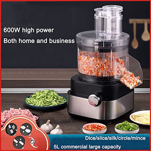 Picadora comercial de frutas y verduras 5L miniatura 2
