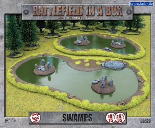 Gale Force Nine Flames of War: Battlefield in a Box - Swamps