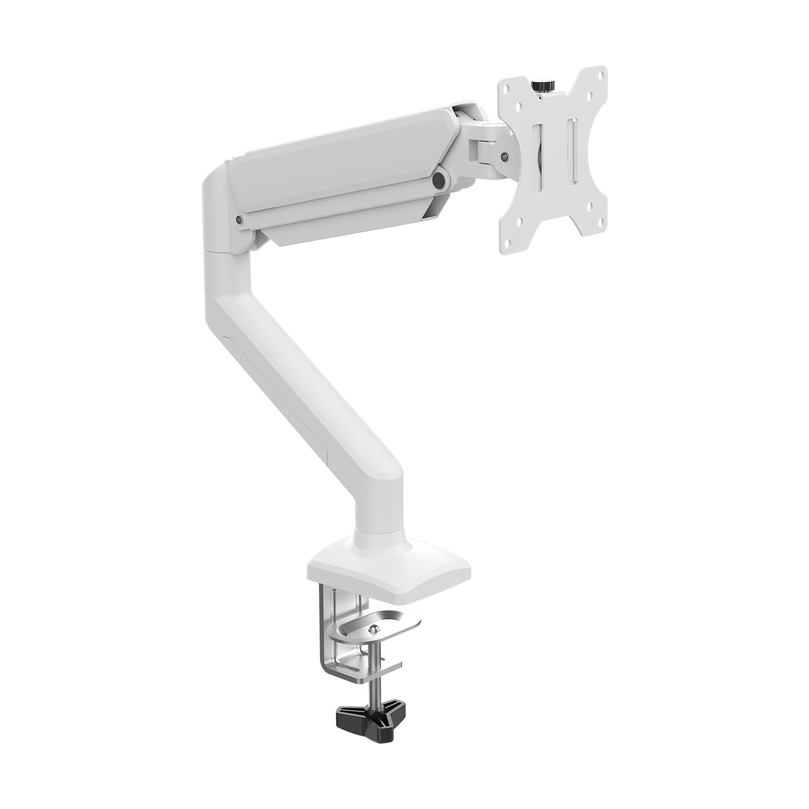 GRIFEMA GB2003W-1 Soporte de Monitor con Resorte de Gas para Pantalla de Computadora de 13-32 Pulgadas, Altura Ajustable, VESA 75x75/100x100, Peso 2-9 kg, Blanco