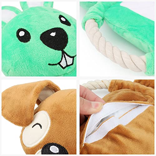 Squeaky Dog Toys , Funny Dog Toys Stuffed Plush Dog Toy , Cute Dog Rabbit Dog Birthday Gift Dog Chew Toys Pet Toys for Small Medium and Large Dogs(Brown Dog) Squeaky Dog Toys , Funny Dog Toys Stuffed Plush Dog Toy , Cute Dog Rabbit Dog Birthday Gift Dog Chew Toys Pet Toys for Small Medium and Large Dogs(Brown Dog)