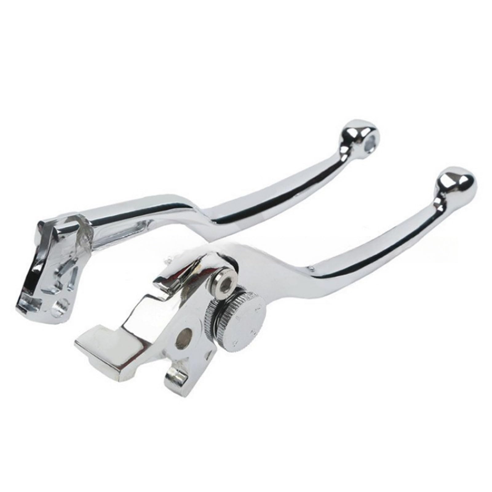 Pbqenxb Break and Clutch Levers for Suzuki for SV650 for SV650S Adjustable Clutch Brake Lever, CNC Aluminum Folding Control(Silver)