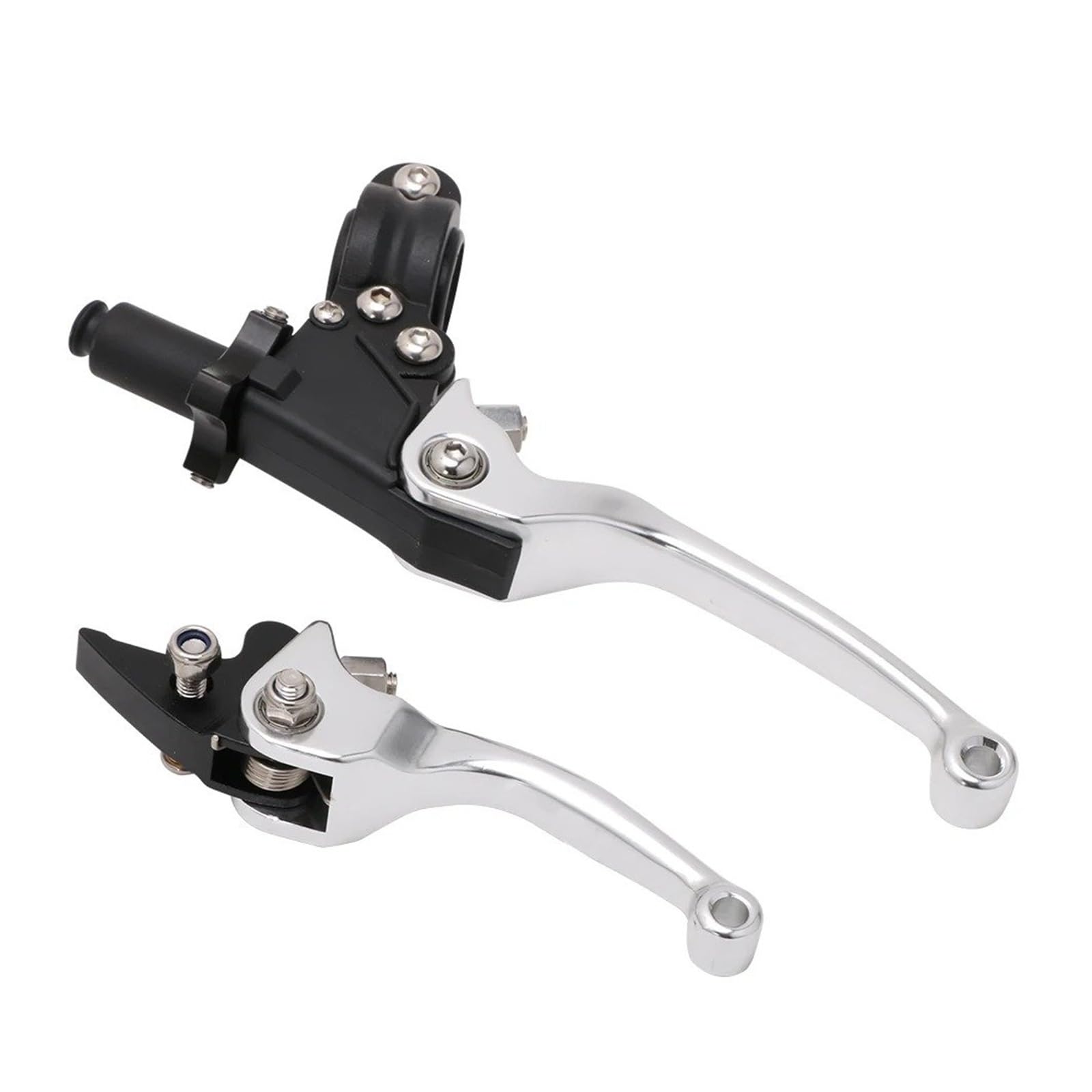 Brhqdnh Silver For Suzuki Cr For Crf For Excf Yz For Yzf Kx For Klx Rm For Rmz 125 250 450 250R Motorcycle Cnc Clutch Brake Lever Motorcycle Brake Clutch(Silver)