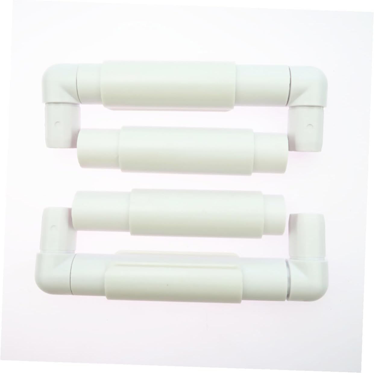White Clip Embroidery Frame for Quilting and Needlepoint, 2 Sets