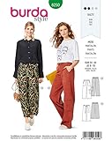 Burda Schnittmuster 6250, Hosen [Damen 34-44] zum selber nähen, ideal für Anfänger [L2]