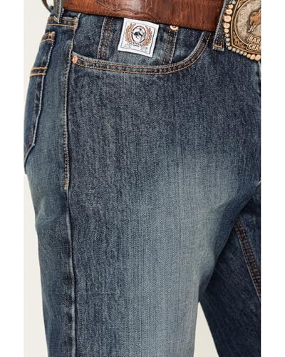 Cinch Men's White Label Relaxed Fit Denim Jeans Dark Stonewash - MB92834013 28W x 38L US2