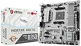 MSI Gaming AMD Ryzen B350 DDR4 VR Ready HDMI USB 3 CFX micro-ATX Motherboard (B350M MORTAR ARCTIC)