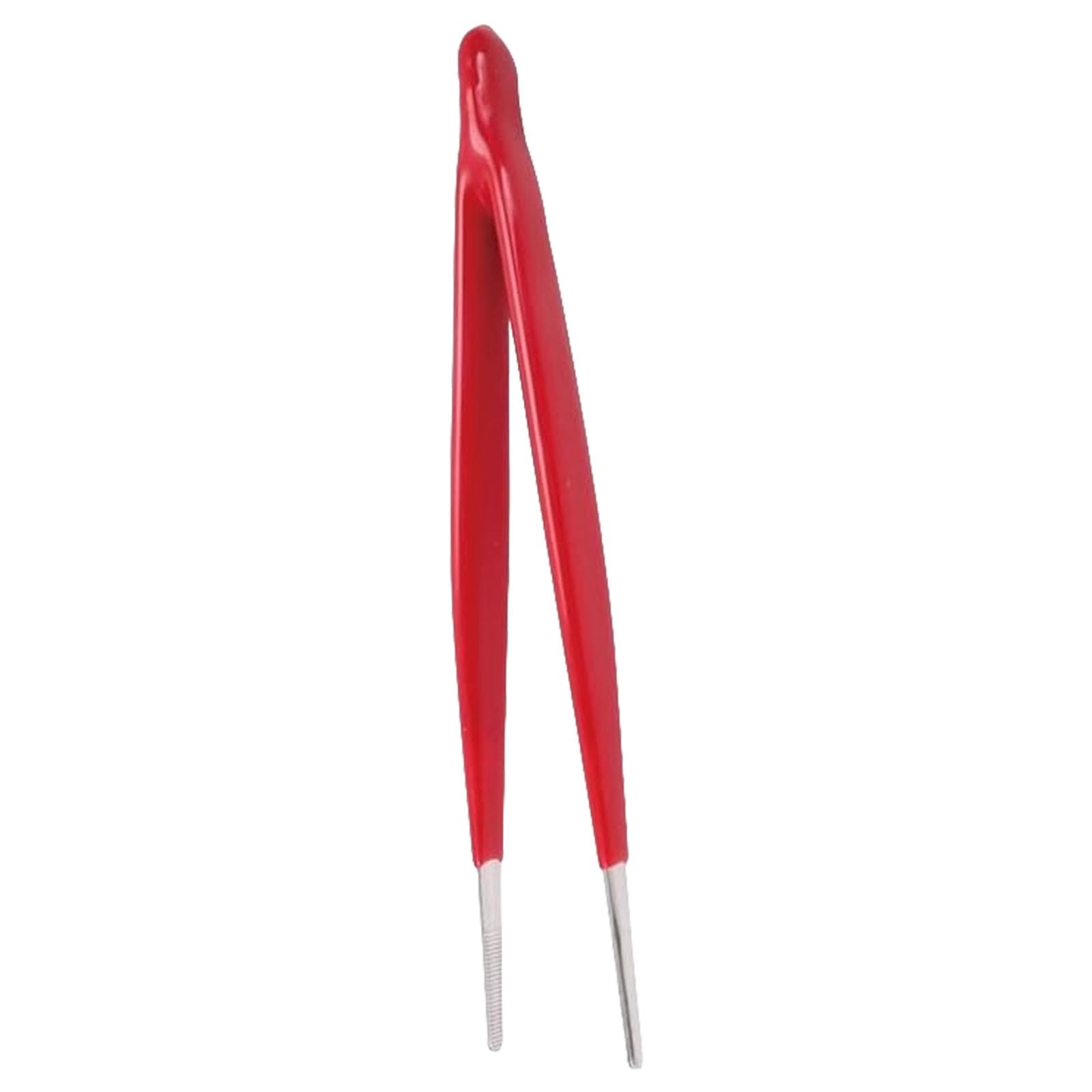 Ergonomic Insulated Tweezers with Serrated Tip for Secure Handling in Laboratory and Workshops Accuracy Tweezer Statics Lab Tweezers