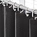 Scamzsure Zasłona prysznicowa, wąska, ciemnoszara, odporna na pleśń, do wilgotnych pomieszczeń, wodoodporna, do łazienki, 120 x 200 cm.