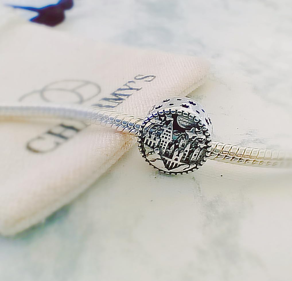 CHARMY´S Sterling Silver Wizard School compatible with Harry Potter Magic School Charm for use of Pandora Bracelets & Necklaces for Women – Cute Wizard School Design - Image 8