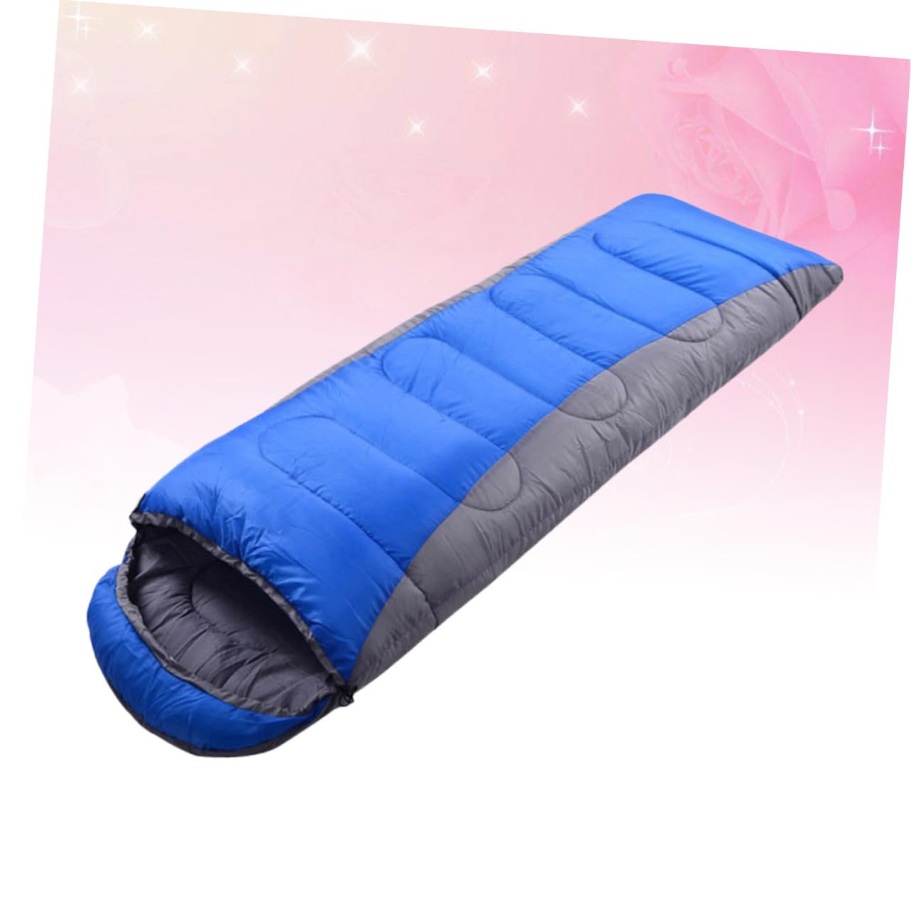 Toyvian Saco de Dormir para Adultos Invierno Saco Grueso con Capucha Ligero y Duradero para Camping Senderismo y Actividades al Aire