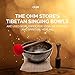 Large Tibetan Singing Bowl Set by Ohm Store — Saturn Pure Bronze Meditation Sound Bowl 9 Inches, 2 Mallets and a Cushion — Handcrafted Nepali Sound Bath Instrument (Saturn)