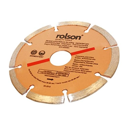 Rolson 115mm Diamond Segmented Blade