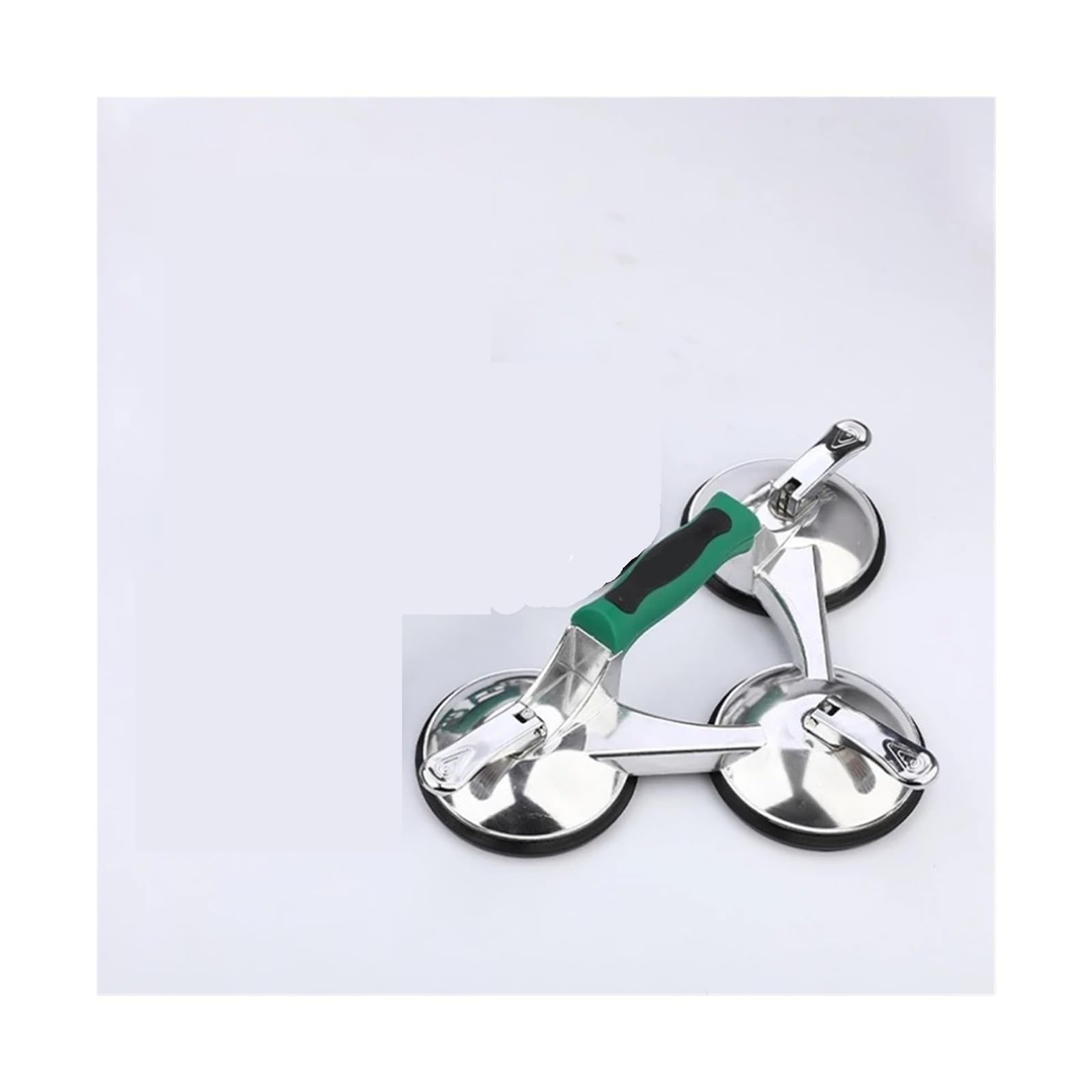 Zklgs 3-Jaw Suction Cup Glass Suction Lifter, Claw Glass Suction Cup Thickened Rubber Aluminum Alloy Ceramic Tile Vacuum Suction Cup Glass(3-Jaw Suction Cup)