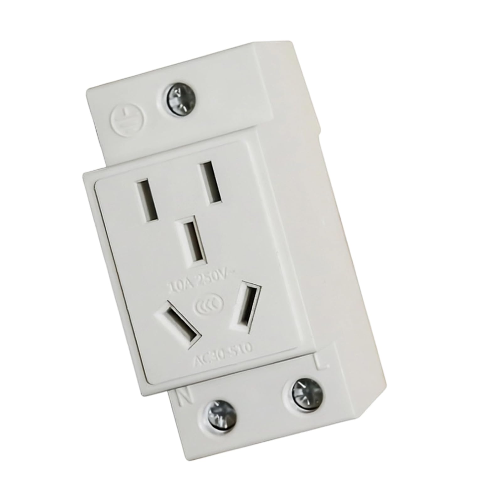 Industrial DIN Rails Socket Rails Mount Electrical Socket with Copper Conductors for Stable Power Supply for Home Industry DIN Track Power Port
