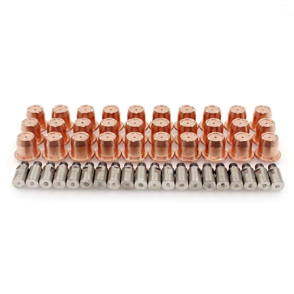 Découpeur plasma S45 buses et électrodes pour éliminer les scories | Pack de rechange 50 pièces