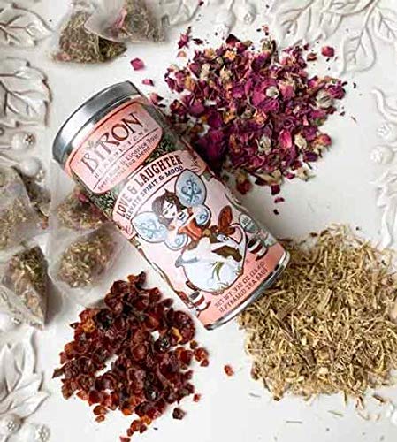 Miniatura 4 de Biron Herbal Teas, Love & Laughter - Té de hierbas, 12 bolsas de té
