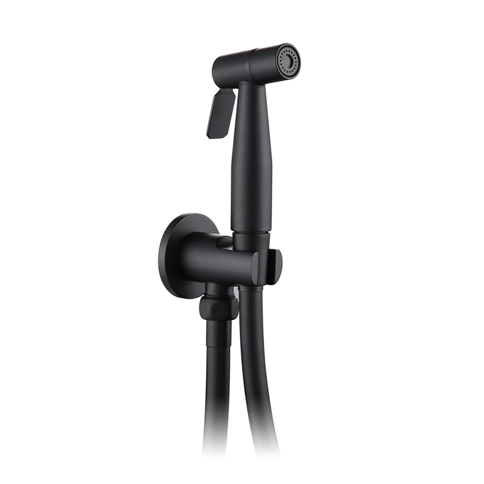 Handheld Bidet Sprayler do toalety, zestaw rozpylaczy z tkaniny łazienkowej z zimną wodą, czarny zestaw opryskiwaczy bidet z wąż prysznicowy ze stali nierdzewnej do higieny osobistej LWX