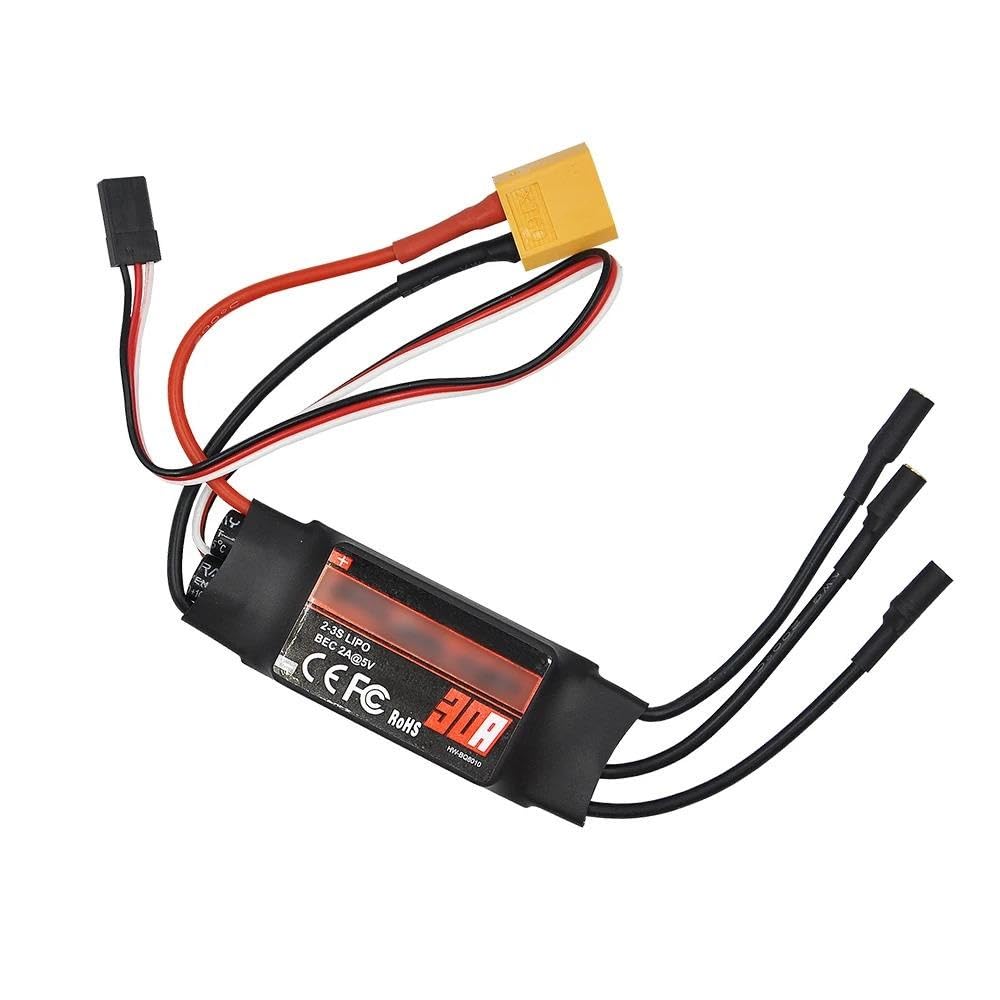 Pompa hydrauliczna 30A 40A 60A bezszczotkowy kontroler ESC z 5V BEC dla 1/14 koparka RC spychacz inżynieria części do ładowarek kołowych(30A)