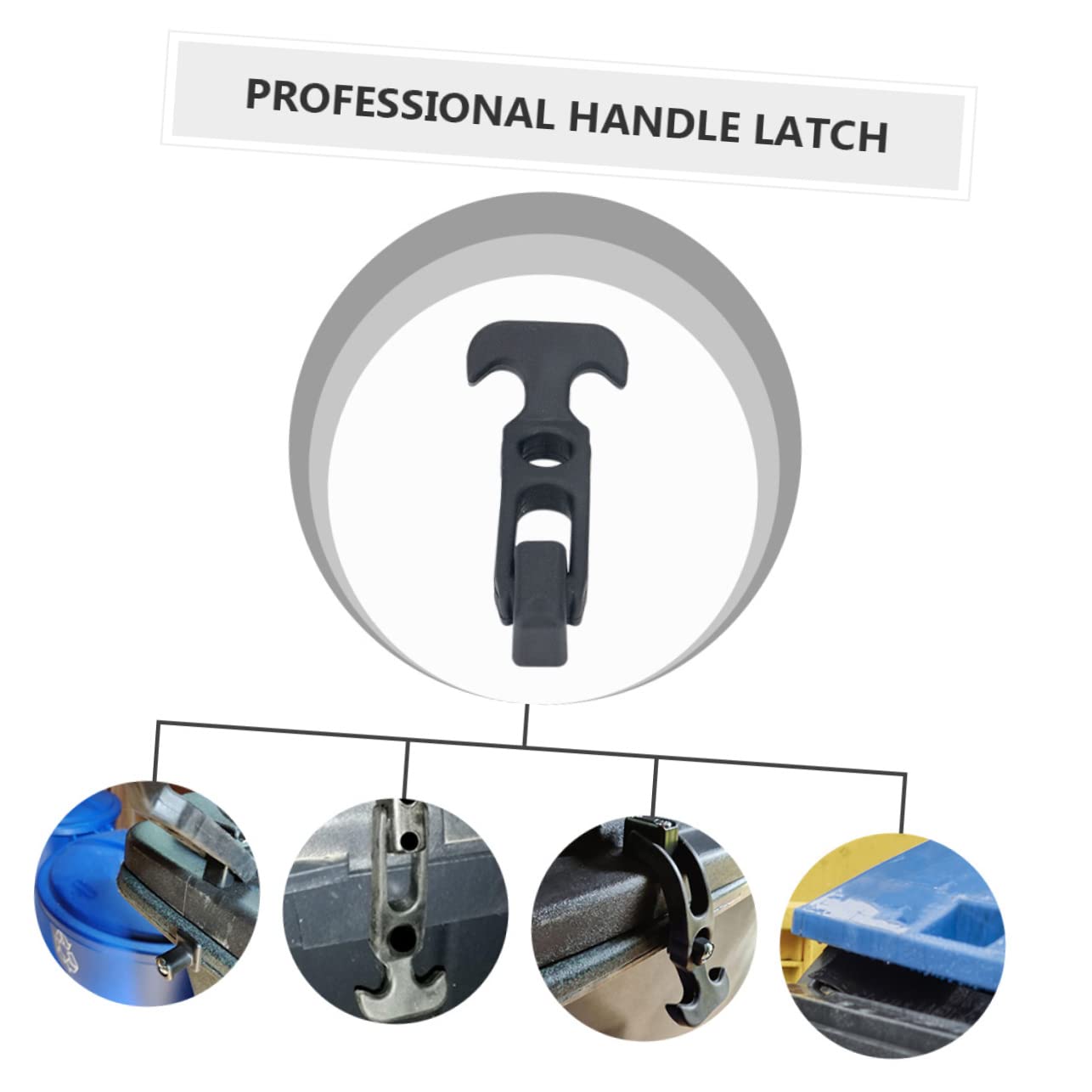 HOMOCONO Professional Golf Cart Tool Box Latches Rubber Draw Latch Safe and Easy to Use