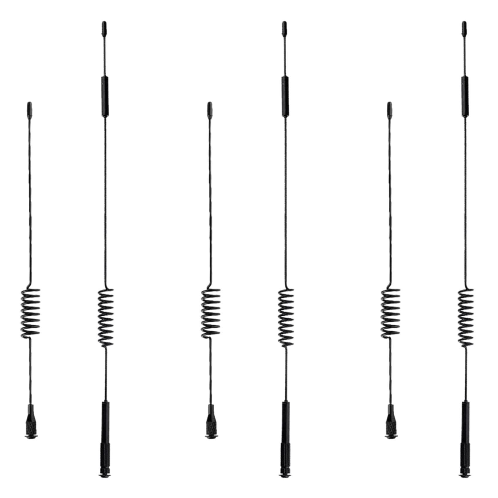 Hbaebdoo 6X 1/10 Scale RC Crawler 11.4Inch and 6.3Inch Metal Antenna,Accessories for -4 D90 Axial SCX10 90046