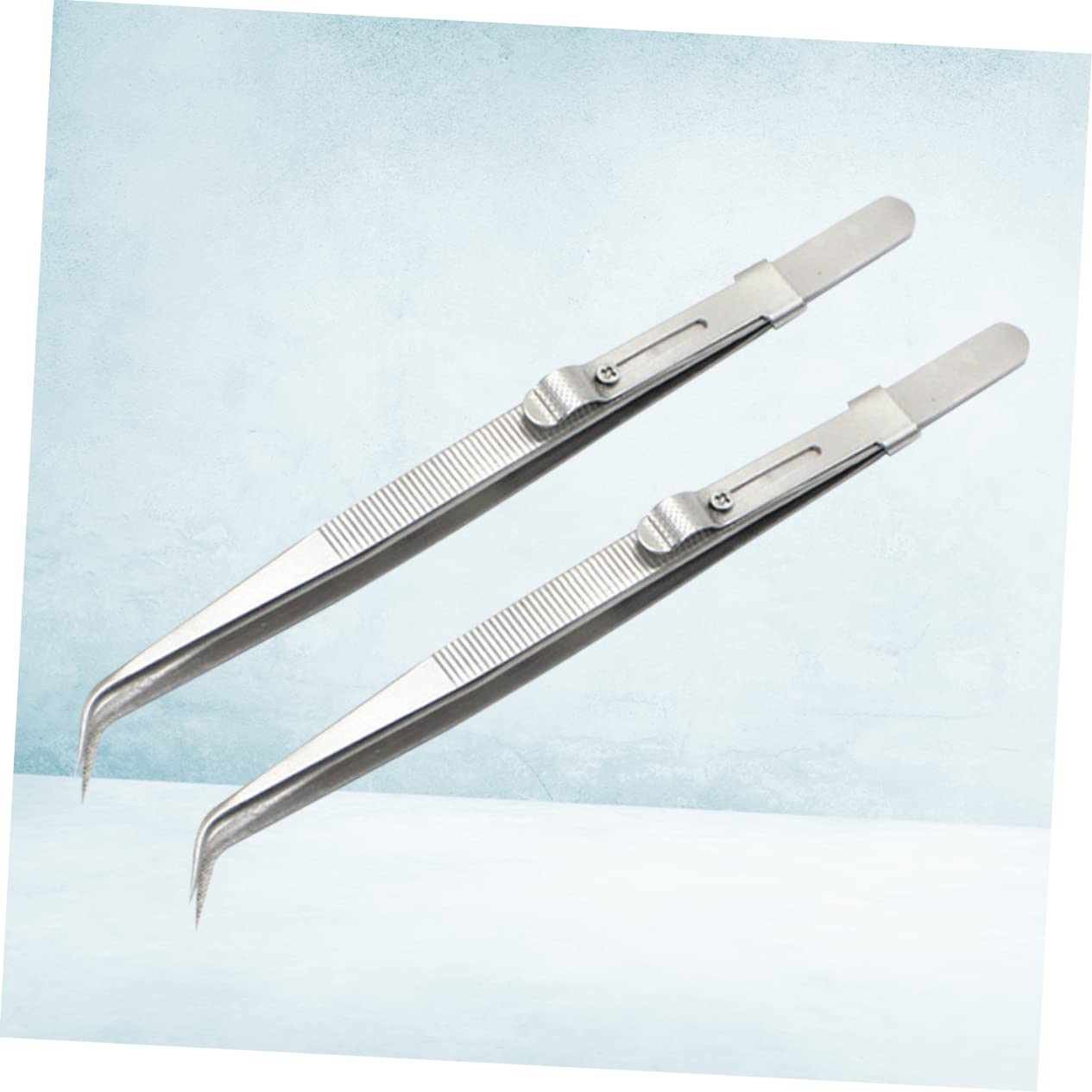 Mipcase 6pezzi Pinzette Acciaio Inossidabile Con Punta Sottile e Curva Per Manicure Riparazioni e Gioielli Pinzette Multifunzionali e Antiscivolo Per Uso Professionale e Personale