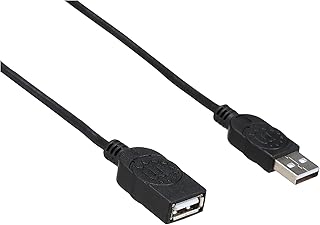 كبل تمديد USB عالي السرعة A ذكر/أنثى - 3 متر من مانهاتن 393850 - أسود