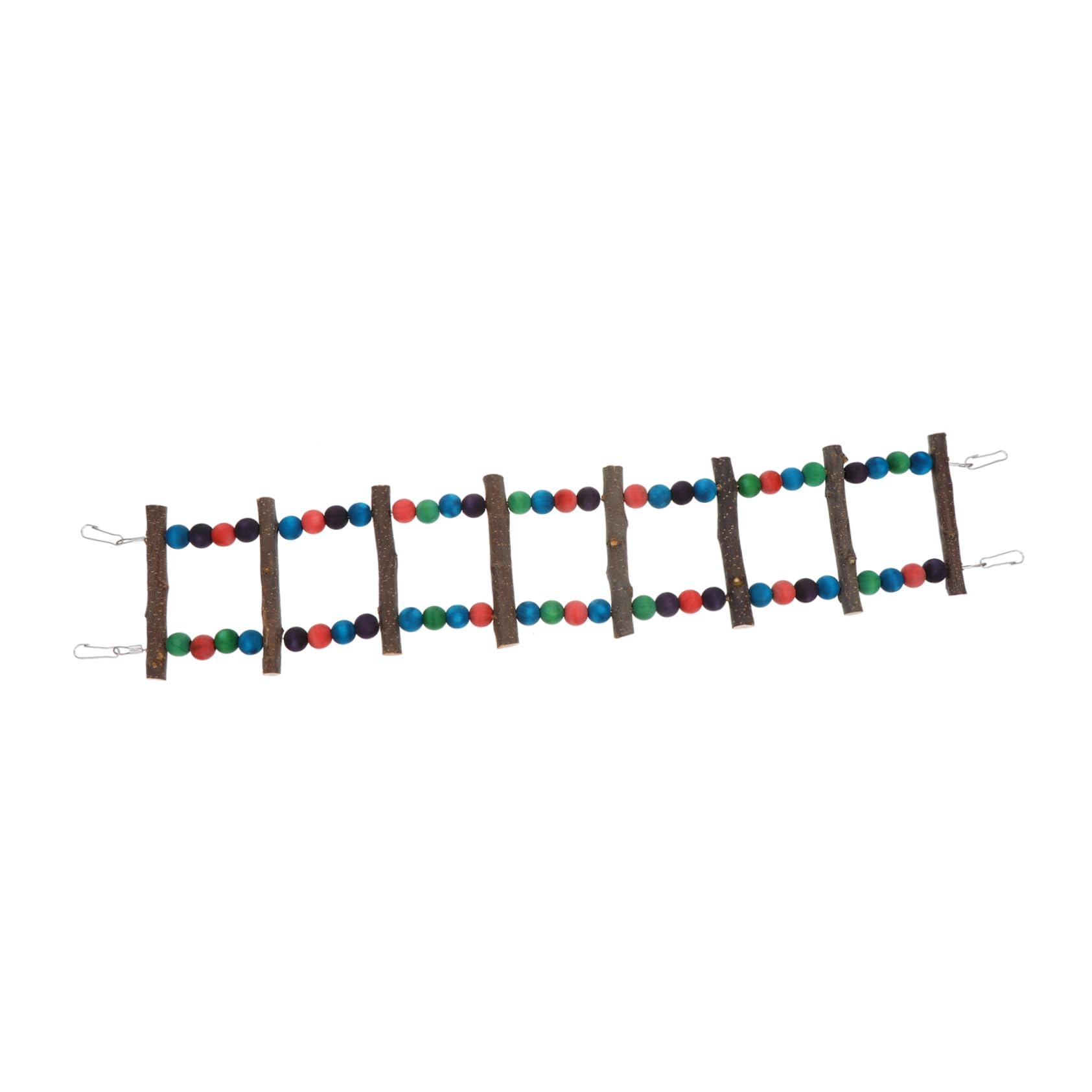 TOYANDONA Bird Ladder Toy Parrot Climbing Toy Wooden Ladder Pet Plaything Bird Cage Accessory