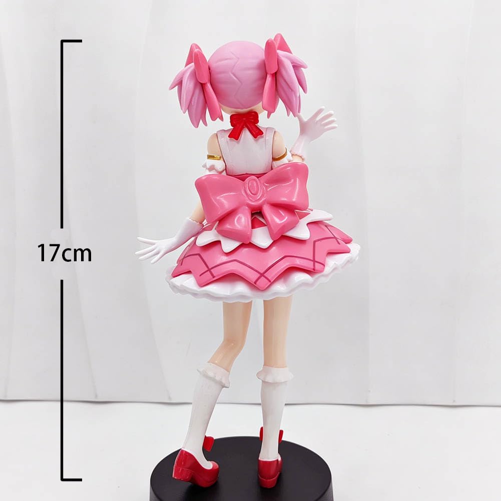 DEXSHUN Kaname Madoka Figure Anime Manga Figures Mignonnes Madoka Modèle de Personnage en PVC Sculpture pour Bureau Décoration Cadeau de Collection 17 cm DEXSHUN Kaname Madoka Figure Anime Manga Figures Mignonnes Madoka Modèle de Personnage en PVC Sculpture pour Bureau Décoration Cadeau de Collection 17 cm