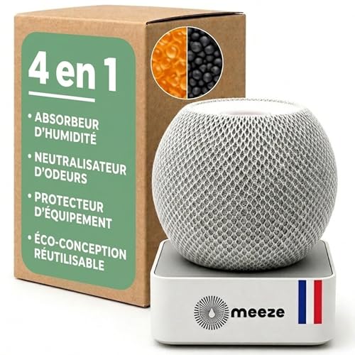 Umeeze Déshumidificateur Sans Fil Rechargeable au Gel de Silice - Absorbeur d'Humidité Petits Espaces - Voiture, Camping Car, Placard & Objets de Valeur -...