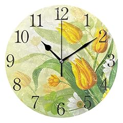 senya Wall Clock Silent 9 . 5 Inch Battery Operated Non Ticking Round Decorative Acrylic Quiet senya Wall Clock Silent 9 . 5 Inch Battery Operated Non Ticking Round Decorative Acrylic Quiet item