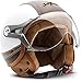 Produktbild SOXON® SP-325 Urban White · Jet-Helm · Motorrad-Helm Roller-Helm Scooter-Helm Moped Mofa-Helm Chopper Retro Vespa Vintage · ECE 22.05 Visier Leather-Design Schnellverschluss Tasche XL (61-62cm)