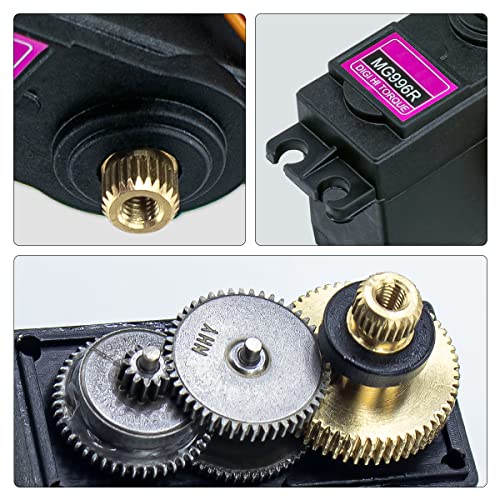 Hosyond C063 4Pack Mg996R 55G Digital Rc Servo Motors High Torque Metal Gear Servo thumb #6