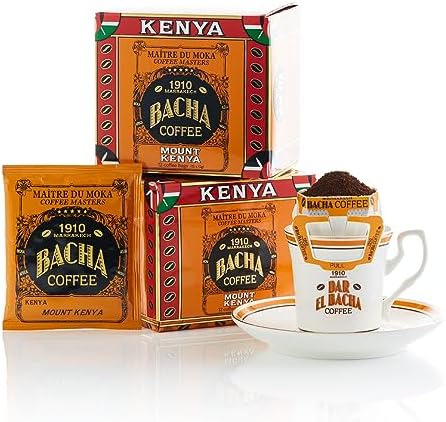 Bacha Coffee Mount Kenya Single Origin - 12 Drip Bags