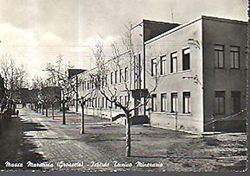 CARTOLINA 12268 Massa Marittima -Grosseto-Istituto Tecnico Minerario V.TA