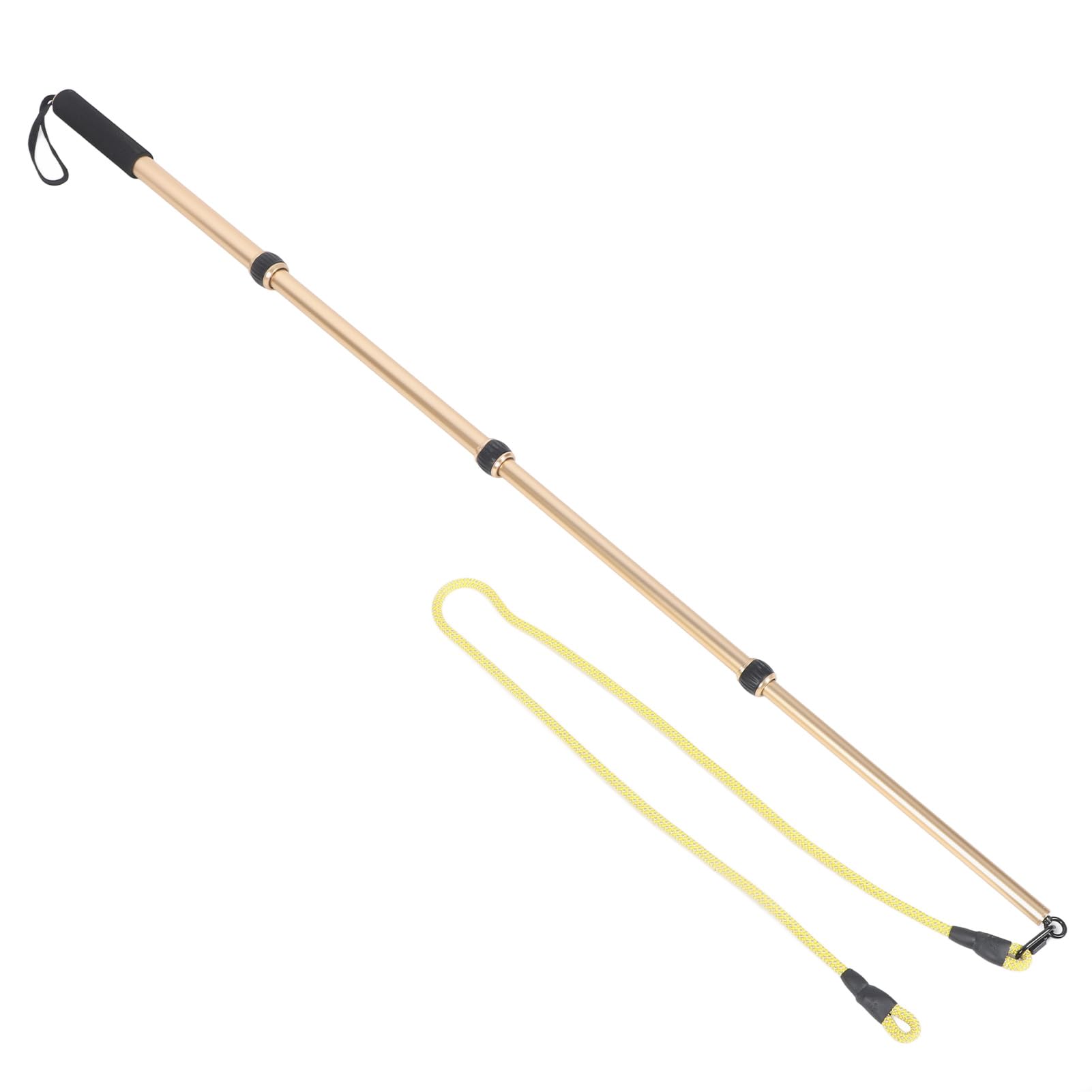 Palo telescópico para Perros, Palo de coqueteo de 52 Pulgadas, Varita Extensible interactiva para Perros, Ejercicio, Entrenamiento, Fuerza Muscular, Juego en Interiores y