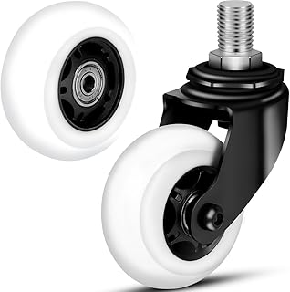 FVRITO Caster Wheels for Razor Crazy Cart, Premium Replacement 76mm x 30mm Wheel for Crazy Cart CC DXL XL 360 Drift Razor Go Cart Part Front/Rear Spare Wheel Assembly