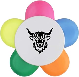 Azeeda 'Highland Cow Head' Flower Shape Highl...