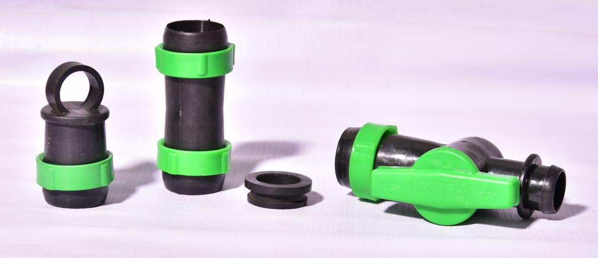 Rain Pipe Accessories Kit - 6 Pieces for Irrigation -7 Rain Pipe Accessories Kit - 6 Pieces for Irrigation -7