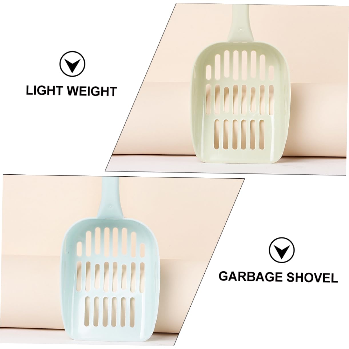 minkissy 12pezzi Palette per per Shovel e Resistente Design per della Lettiera Adatto per