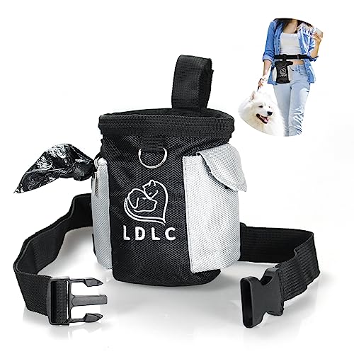 JUNUNDJING Bolsa Premios Perro, Bolsa de Entrenamiento para Perros, Premios para Perros, Portabolsas Perro Caca, Porta Bolsas Caca Perro